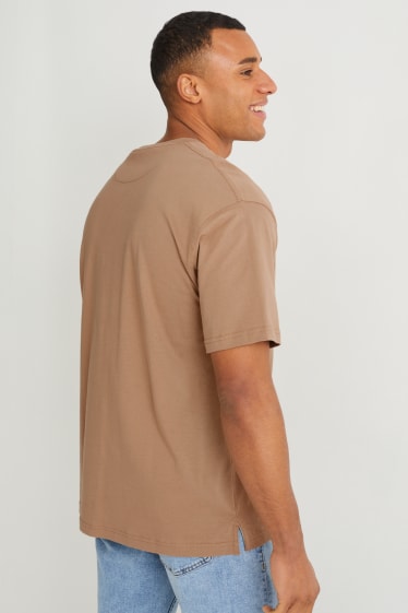 Hommes - T-shirt - marron clair