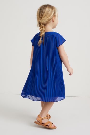 Children - Pleated dress - blue