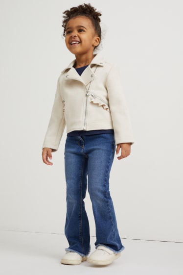 Kinderen - Flared jeans - jeansblauw