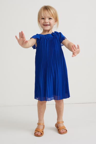 Children - Pleated dress - blue
