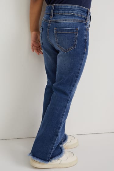 Kinder - Flared Jeans - jeans-blau