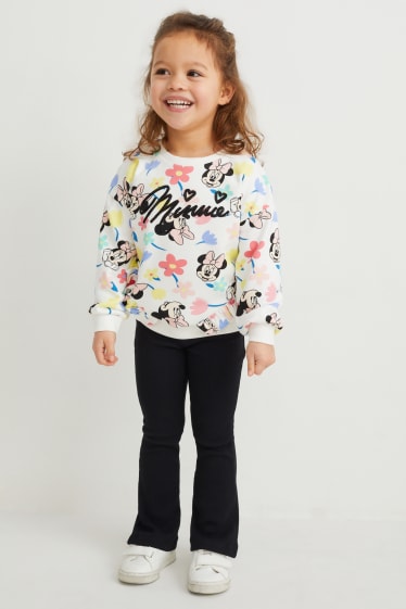 Kinder - Minnie Maus - Set - Sweatshirt und Leggings - 2 teilig - weiss