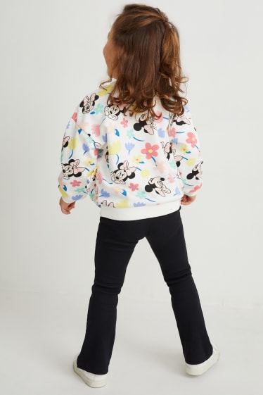 Children Girls - Minnie Mouse - set - sweatshirt and leggings - 2 piece - white