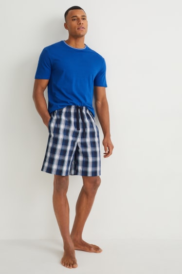 Men - Short pyjamas - blue