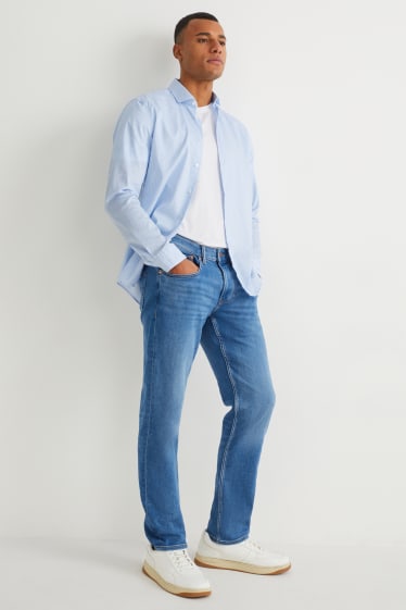 Mężczyźni - Slim Jeans - Flex jog denim - dżins-niebieski