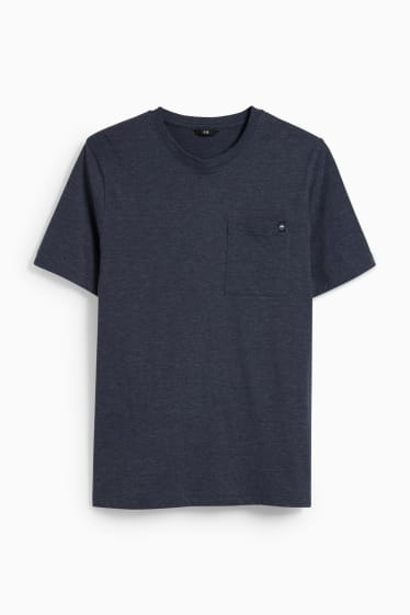 Hombre - Camiseta - azul oscuro