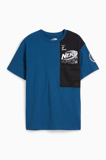 Copii - NERF - tricou cu mânecă scurtă - albastru închis