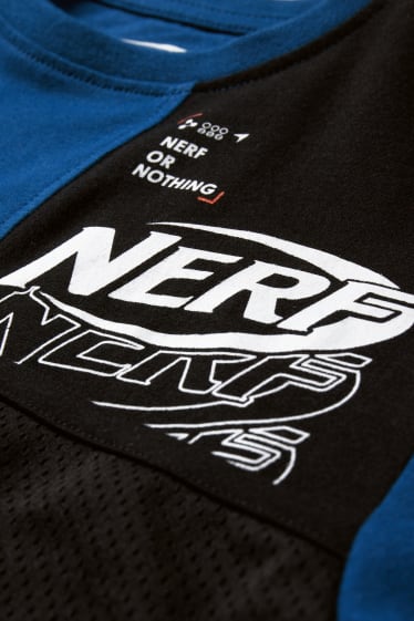 Niños - NERF - camiseta de manga corta - azul oscuro