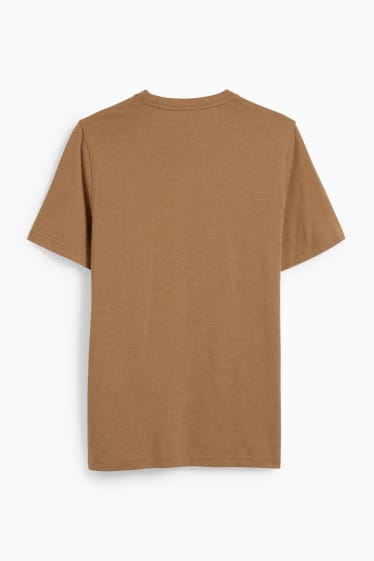 Bărbați - Tricou - maro deschis