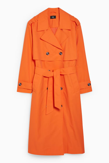 Femmes - Trench - orange foncé