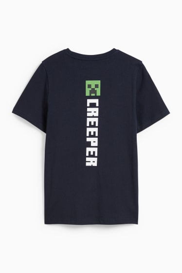 Children - Minecraft - short sleeve T-shirt - dark blue