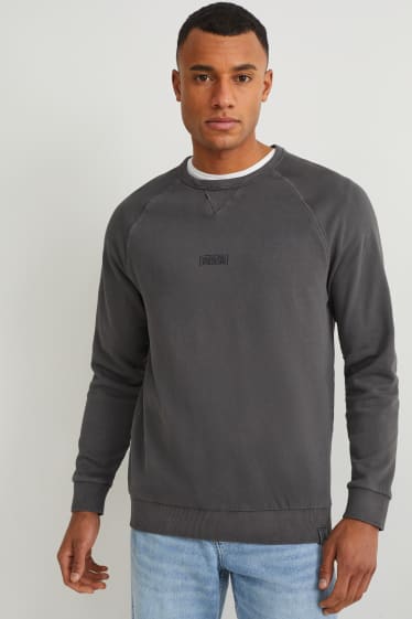 Hommes - Sweat - gris foncé