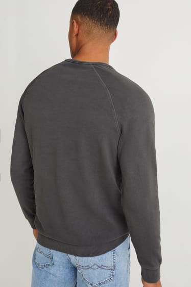 Heren - Sweatshirt - donkergrijs