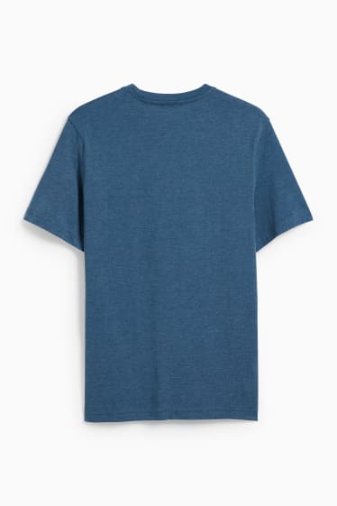 Uomo - T-shirt - blu scuro