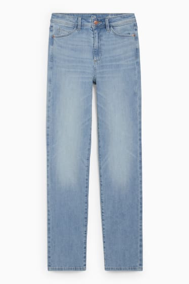 Dona - Straight jeans - high waist - texà blau clar