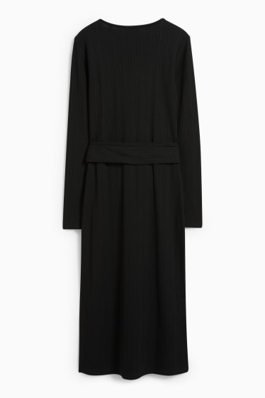 Damen - Column Kleid - schwarz