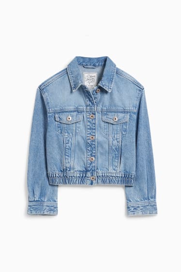 Kinder Mädchen - Jeansjacke - helljeansblau