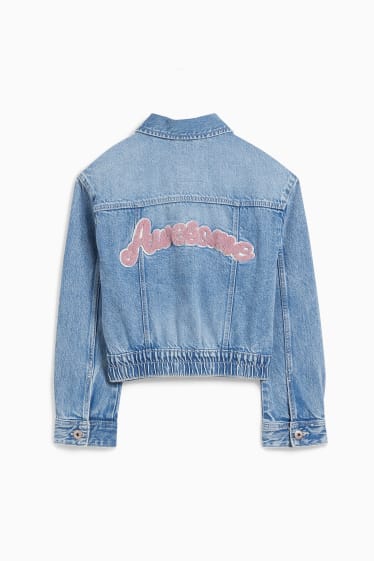 Kinder Mädchen - Jeansjacke - helljeansblau