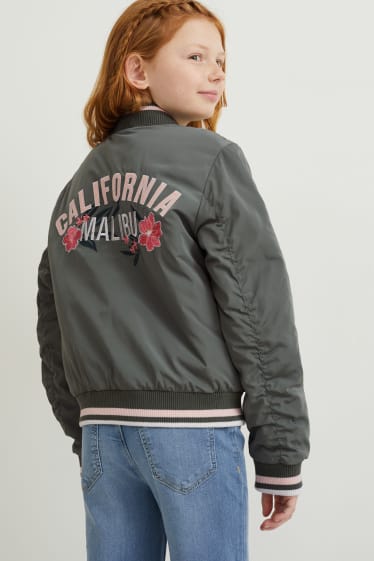 Children Girls - Bomber jacket - green