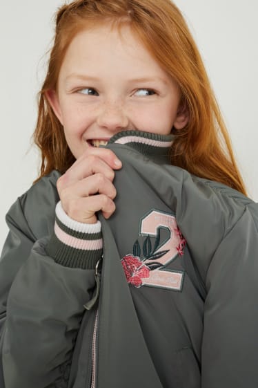 Children Girls - Bomber jacket - green