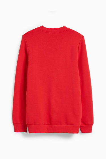 Femei - Tricou cu mânecă lungă - roșu