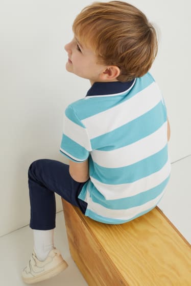 Dzieci - Wielopak, 2 szt. - koszulka polo - ciemnoniebieski