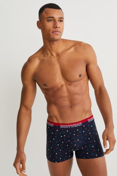 Hommes - Lot de 3 - boxers - rouge / bleu