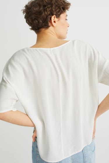 Women - Blouse - cremewhite