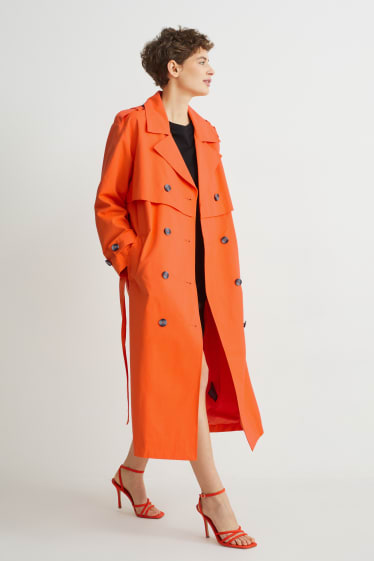 Femmes - Trench - orange foncé