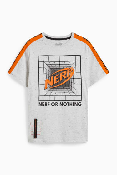 Dětské - NERF - tričko s krátkým rukávem - černá/šedá