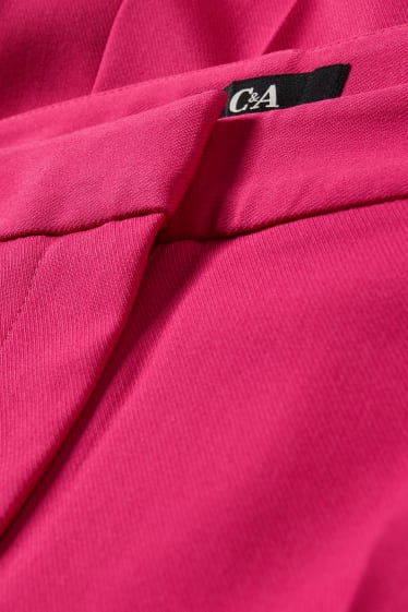 Femmes - Pantalon de bureau - high waist - slim fit - rose