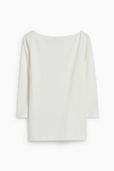 Dames - Longsleeve - wit