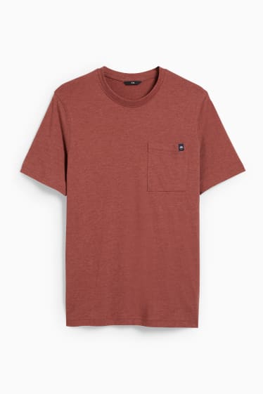 Hommes - T-shirt - marron