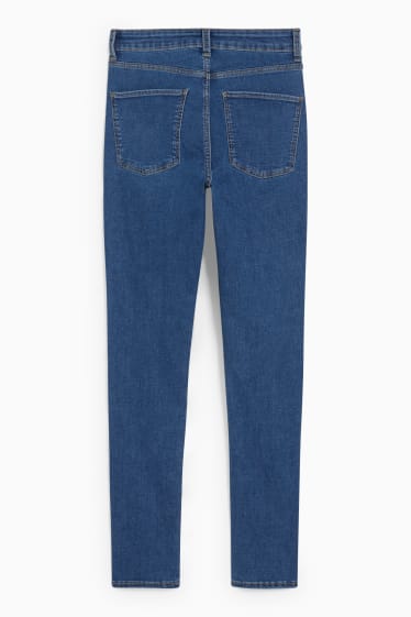 Femei - Jegging jeans - talie înaltă - LYCRA® - denim-albastru