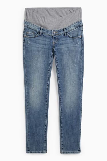 Damen - Umstandsjeans - Slim Jeans - jeans-hellblau