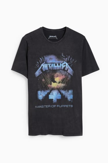 Uomo - T-shirt - Metallica - grigio scuro