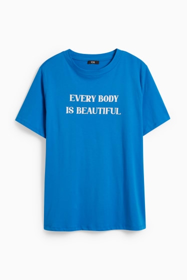 Kobiety - T-shirt - niebieski