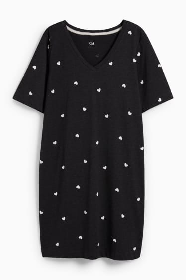 Dona - Camisa de dormir - gris fosc