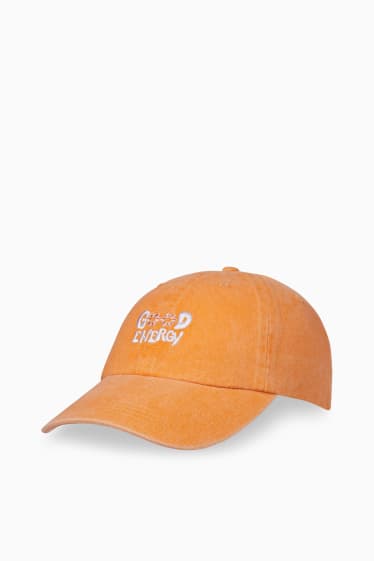 Kobiety - CLOCKHOUSE - czapka z daszkiem - pomarańczowy