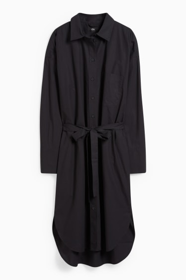 Women - Shirt dress - black