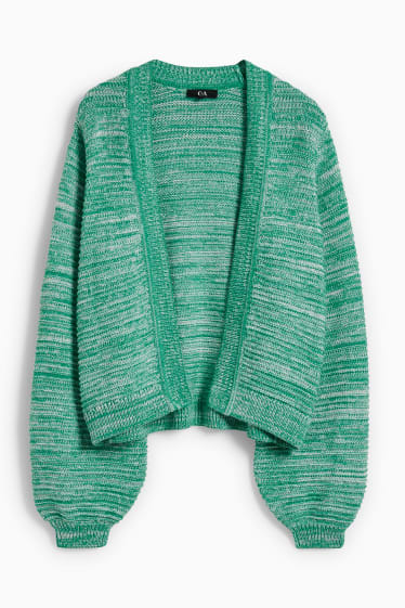 Damen - Strickjacke - grün