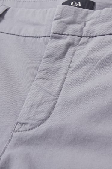 Dames - Chino - mid waist - grijs