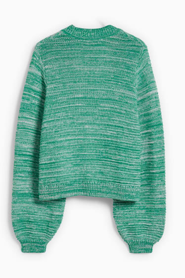 Damen - Strickjacke - grün