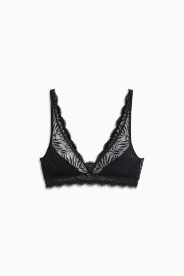 Damen - Bralette - schwarz