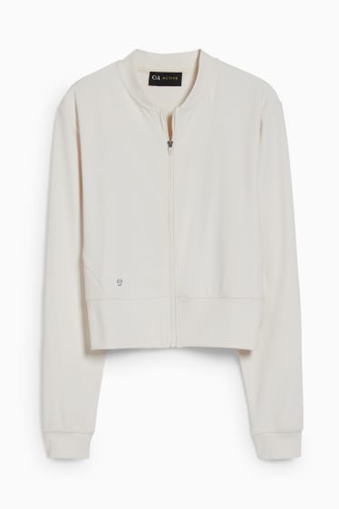 Women - Track jacket - cremewhite