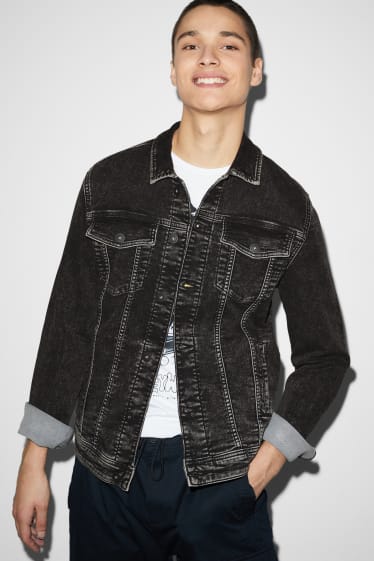 Men - Denim jacket - denim-dark gray