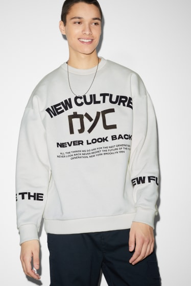 Men - Sweatshirt - white