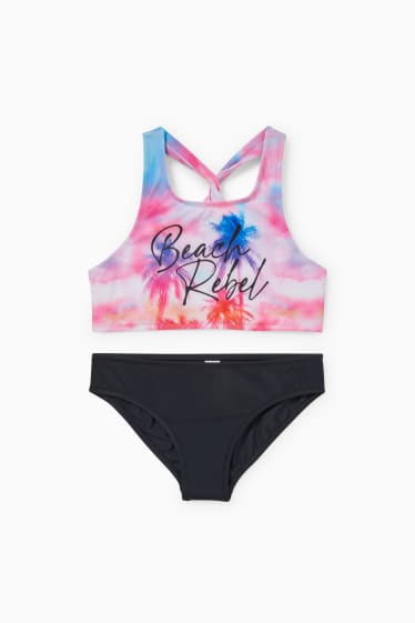 Kinder - Bikini - LYCRA® XTRA LIFE™ - 2 teilig - hellviolett