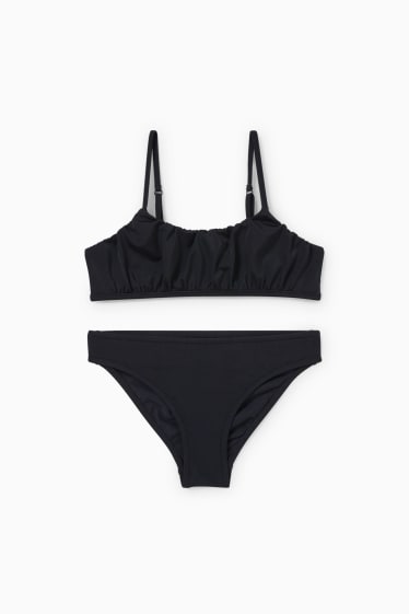 Kinderen: meisjes - Bikini - LYCRA® XTRA LIFE™ - 2-delig - zwart