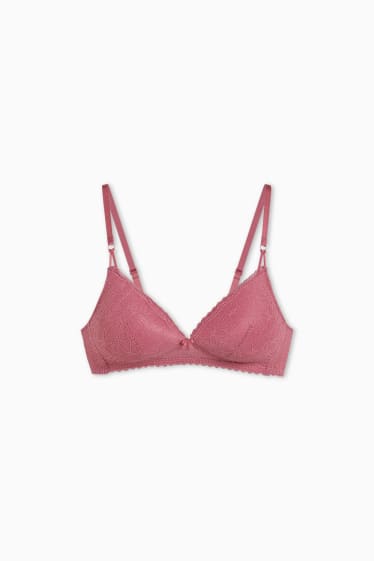 Donna - Reggiseno senza ferretti - imbottito - LYCRA® - fucsia